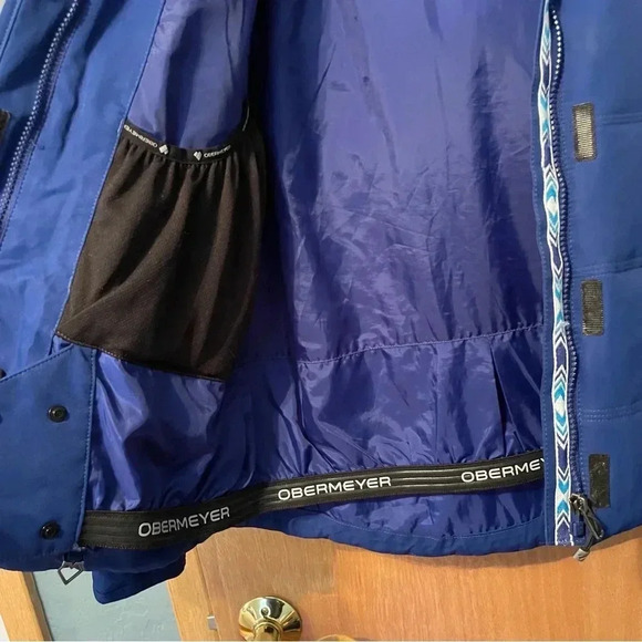Blue Purple Obermeyer Ski / Snowboard Winter Jacket Size 10 Petite - Picture 6 of 11
